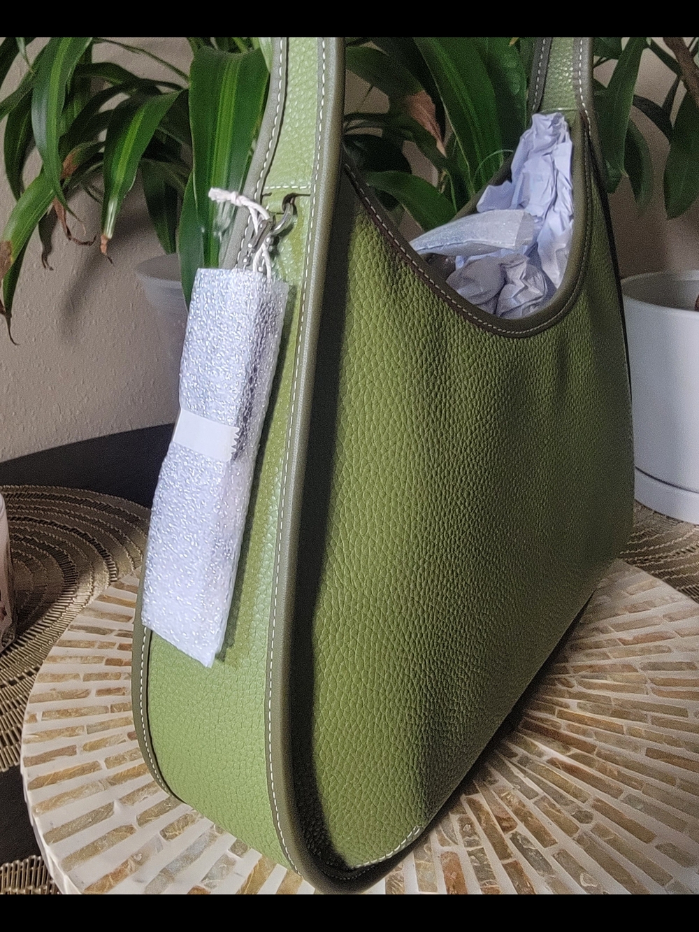 💚 NWT Coach Coachtopia Large Ergo Bag – Olive Green 💚 - Picture 4 of 5